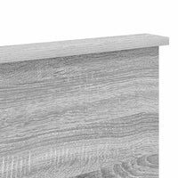 Testiera-Testata-Testiera Decorativa Grigio Sonoma 135 cm Legno multistrato 179029