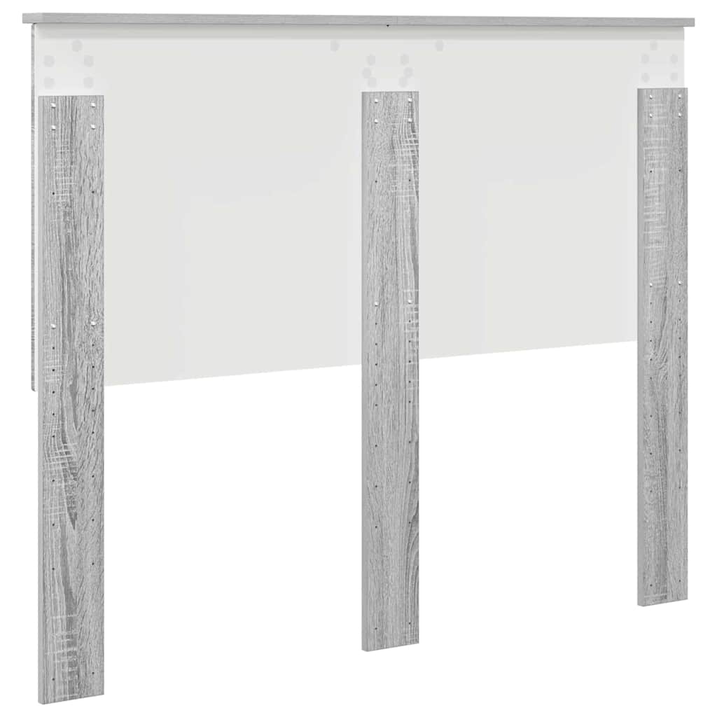 Testiera-Testata-Testiera Decorativa Grigio Sonoma 135 cm Legno multistrato 179029