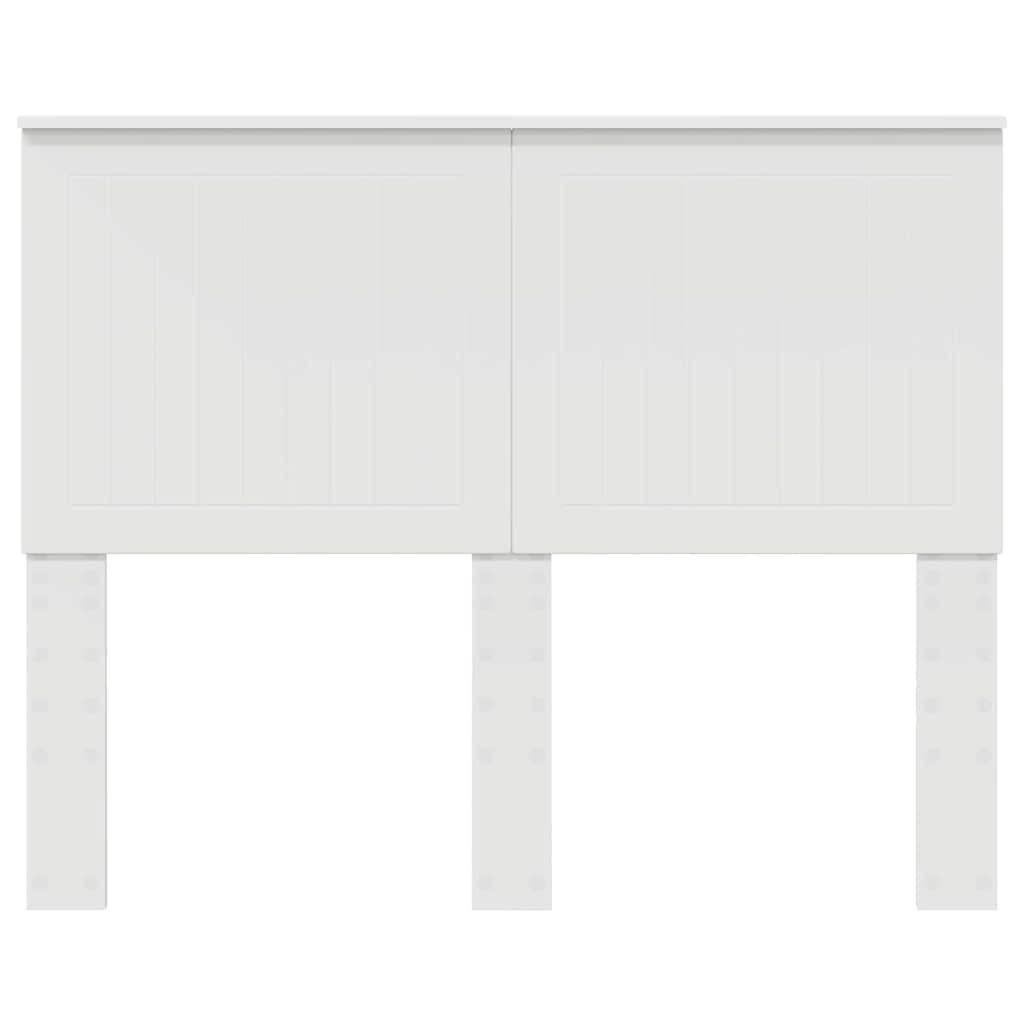 Testiera con testiera Bianco 120 cm Legno multistrato 887780