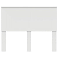 Testiera con testiera Bianco 120 cm Legno multistrato 887780