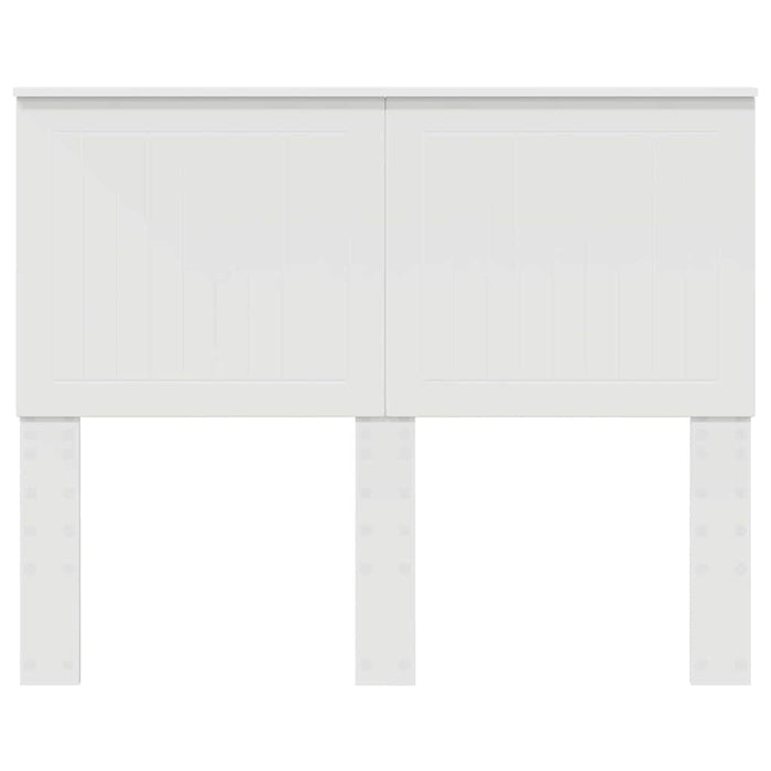 Testiera con testiera Bianco 120 cm Legno multistrato 887780