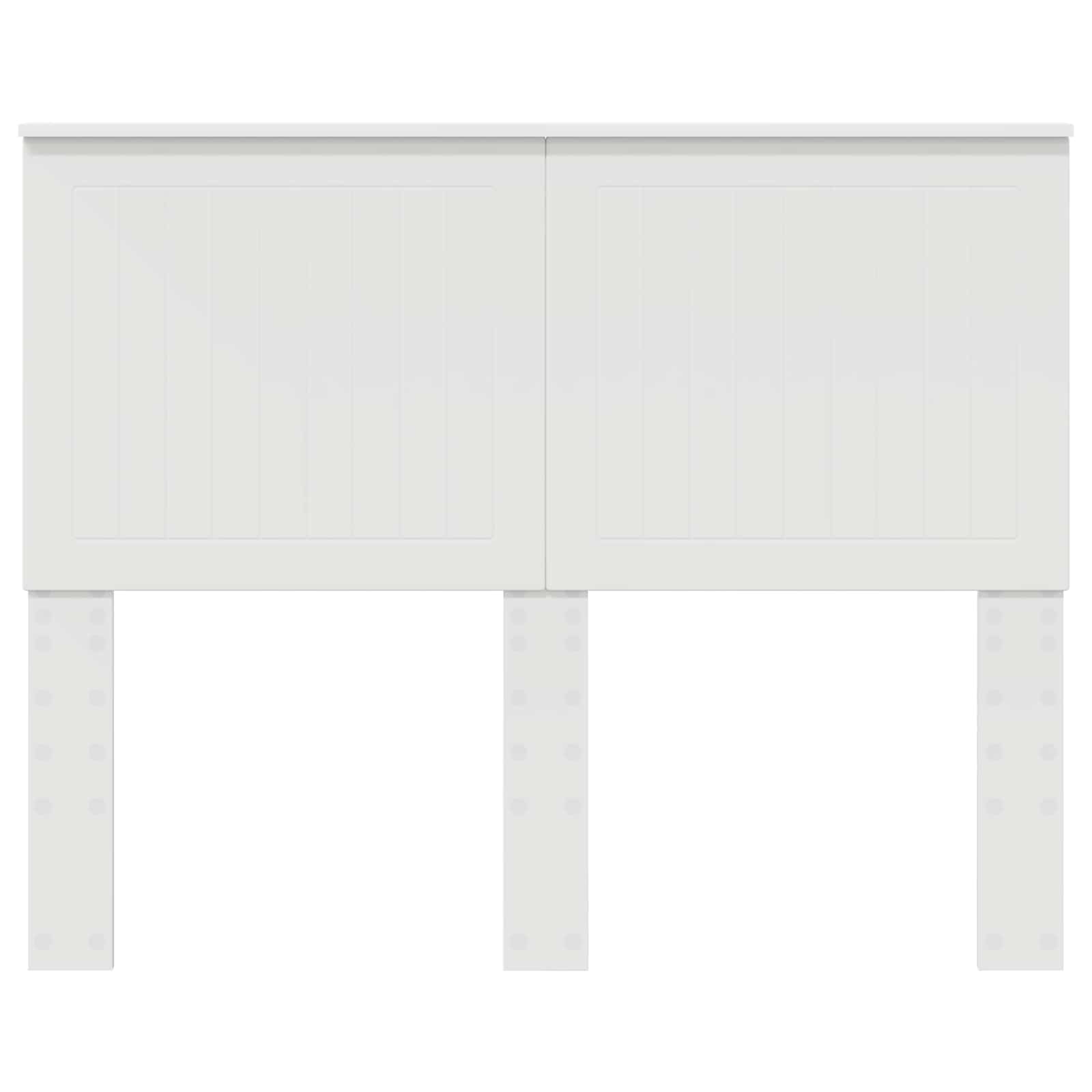 Testiera con testiera Bianco 120 cm Legno multistrato 887780