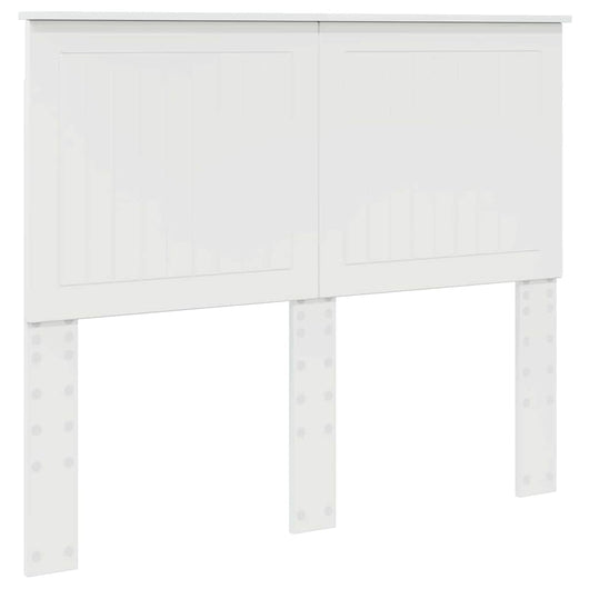 Testiera-Testata-Testiera Decorativa Bianco Lucido 120 cm Legno multistrato 302920