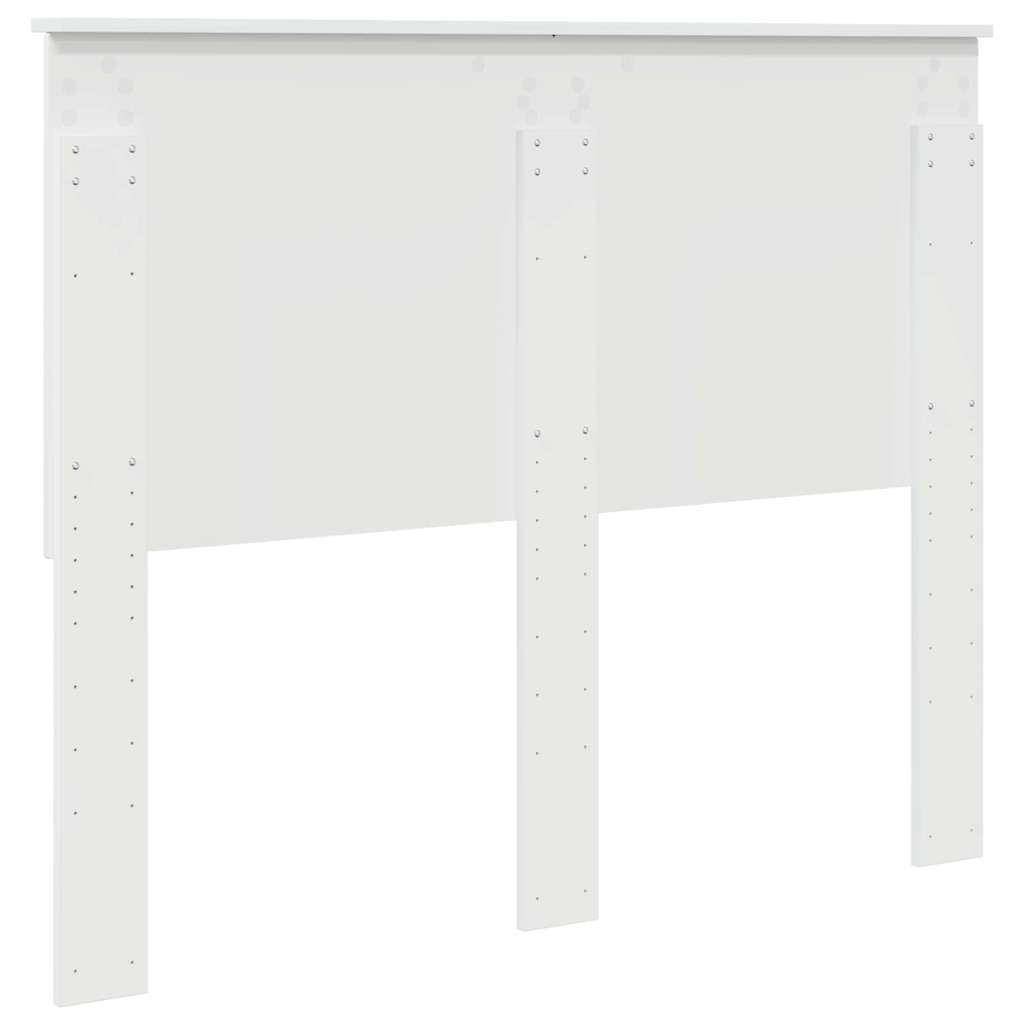 Testiera-Testata-Testiera Decorativa Bianco Lucido 120 cm Legno multistrato 302920