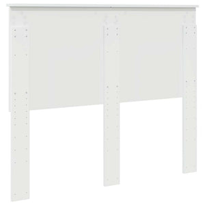 Testiera-Testata-Testiera Decorativa Bianco Lucido 120 cm Legno multistrato 302920