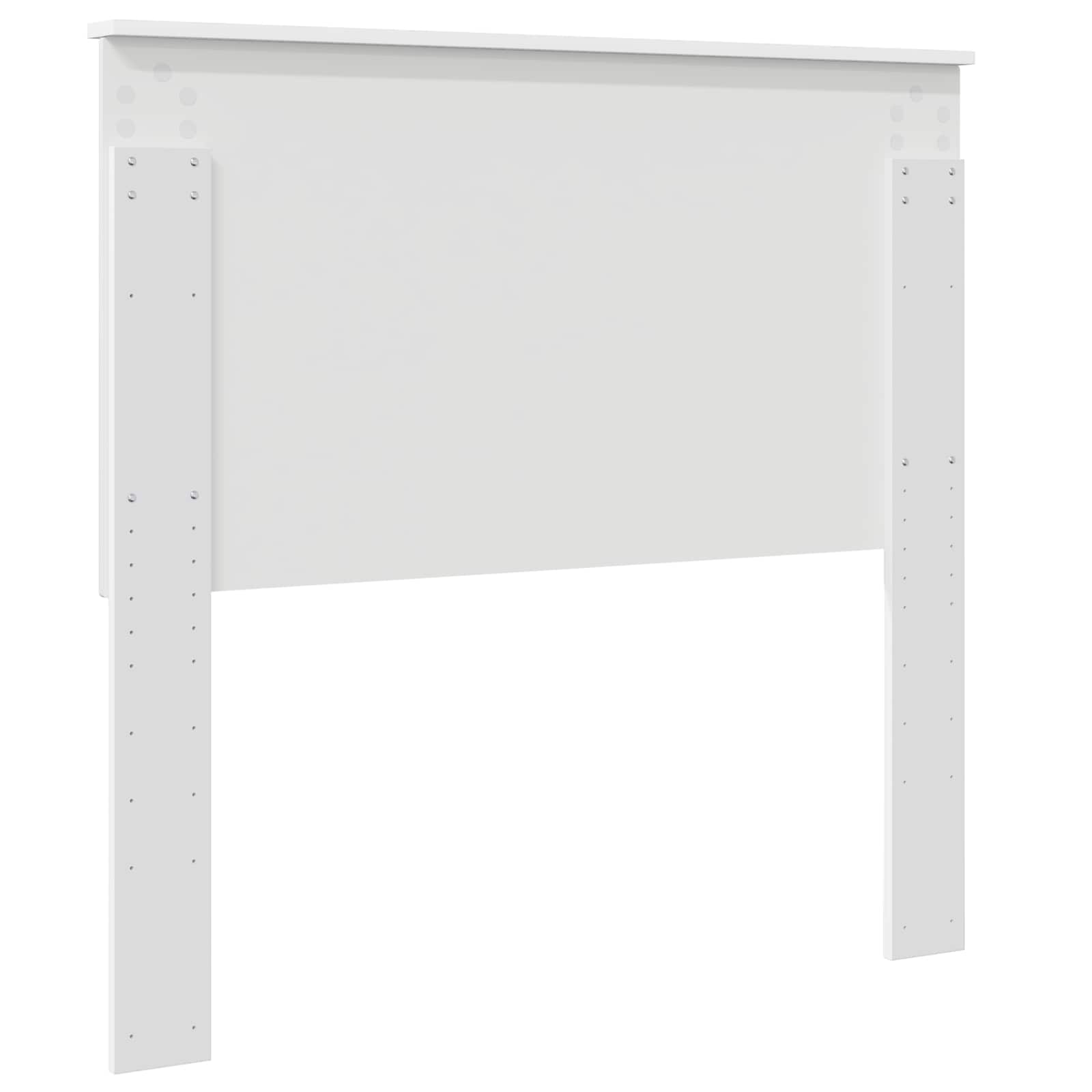 Testiera con testiera Bianco 100 cm Legno multistrato 887791