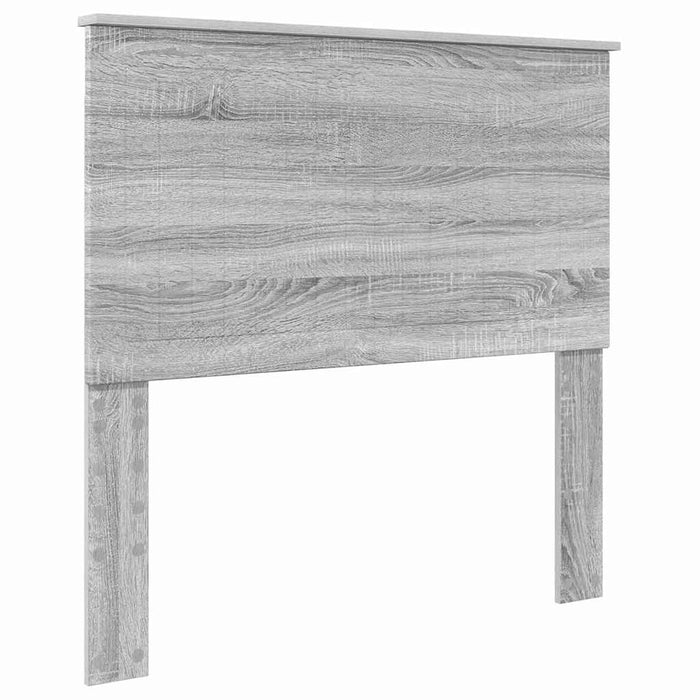 Testiera-Testata-Testiera Decorativa Grigio Sonoma 100 cm Legno multistrato 419193