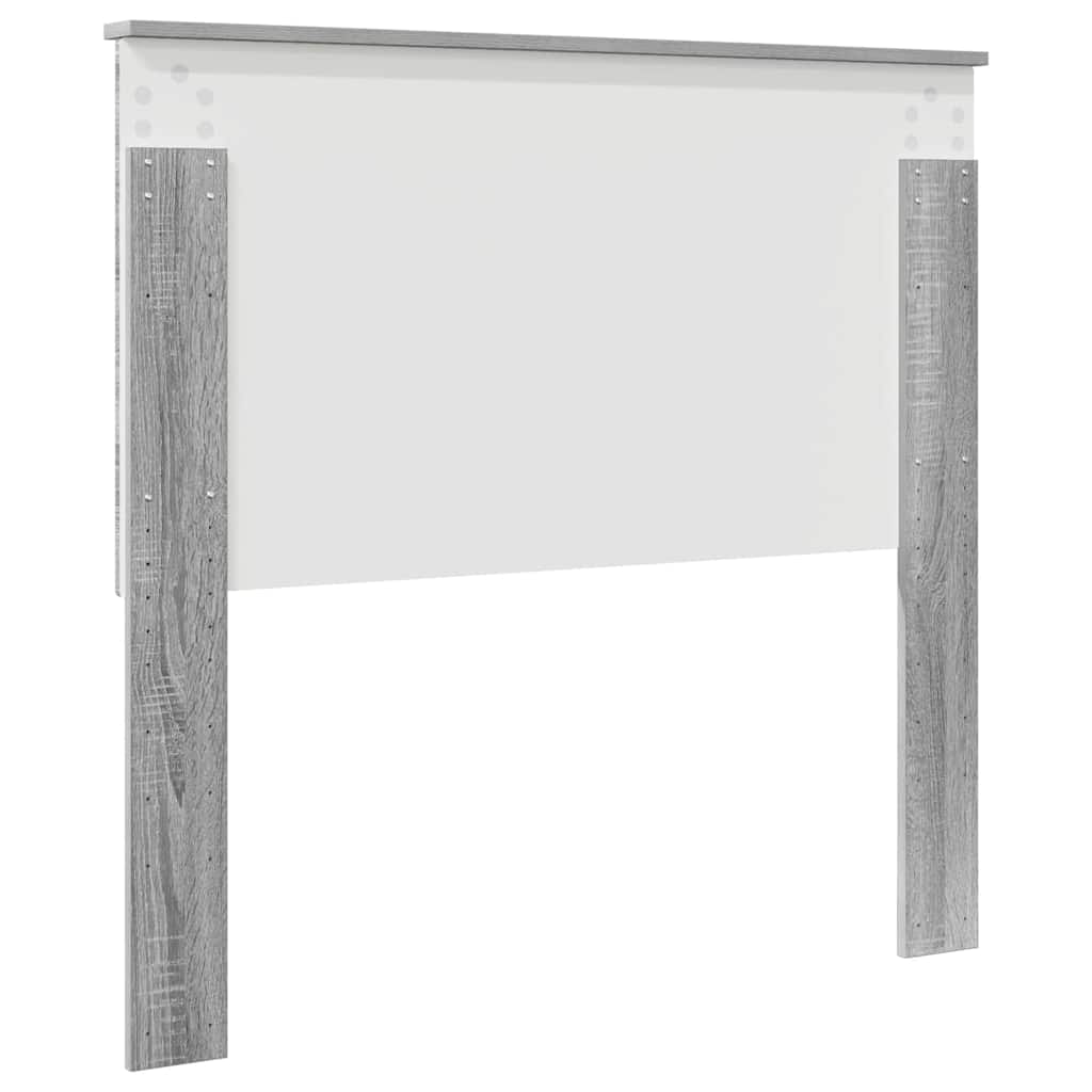 Testiera-Testata-Testiera Decorativa Grigio Sonoma 100 cm Legno multistrato 419193