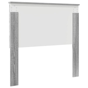 Testiera-Testata-Testiera Decorativa Grigio Sonoma 100 cm Legno multistrato 419193
