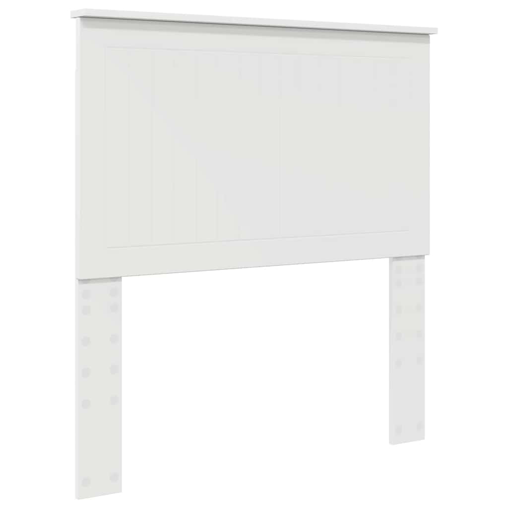 Testiera-Testata-Testiera Decorativa Bianco 90 cm Legno multistrato 146952