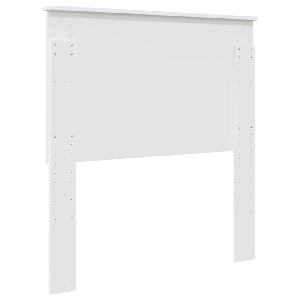 Testiera-Testata-Testiera Decorativa Bianco 90 cm Legno multistrato 146952