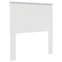 Testiera-Testata-Testiera Decorativa Bianco 90 cm Legno multistrato 146952