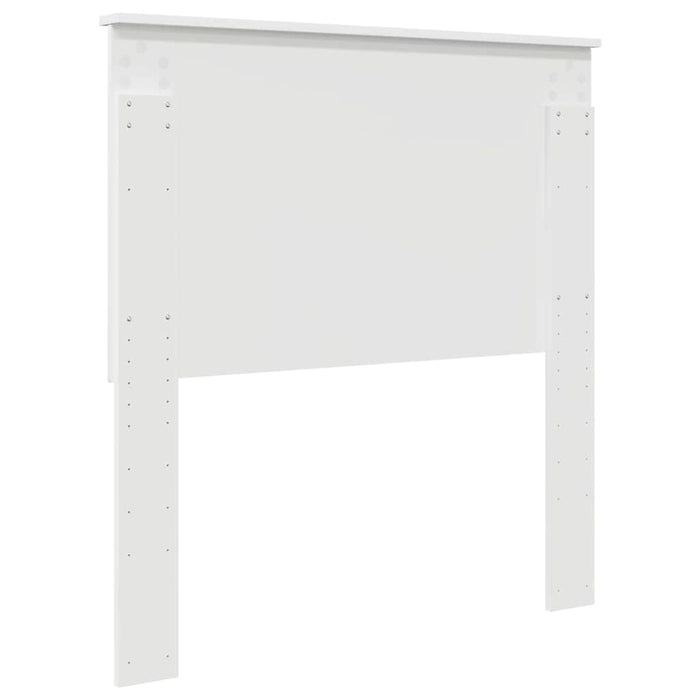 Testiera-Testata-Testiera Decorativa Bianco 90 cm Legno multistrato 146952