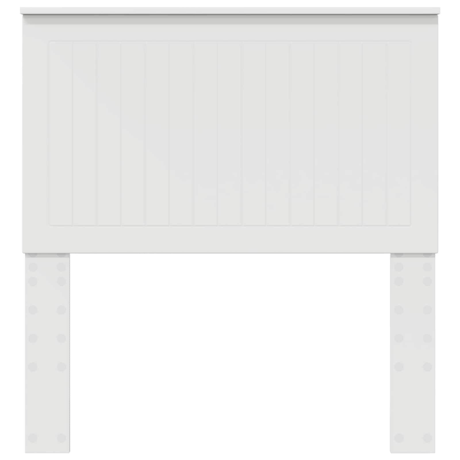 Testiera con testiera Bianco 90 cm Legno multistrato 887802