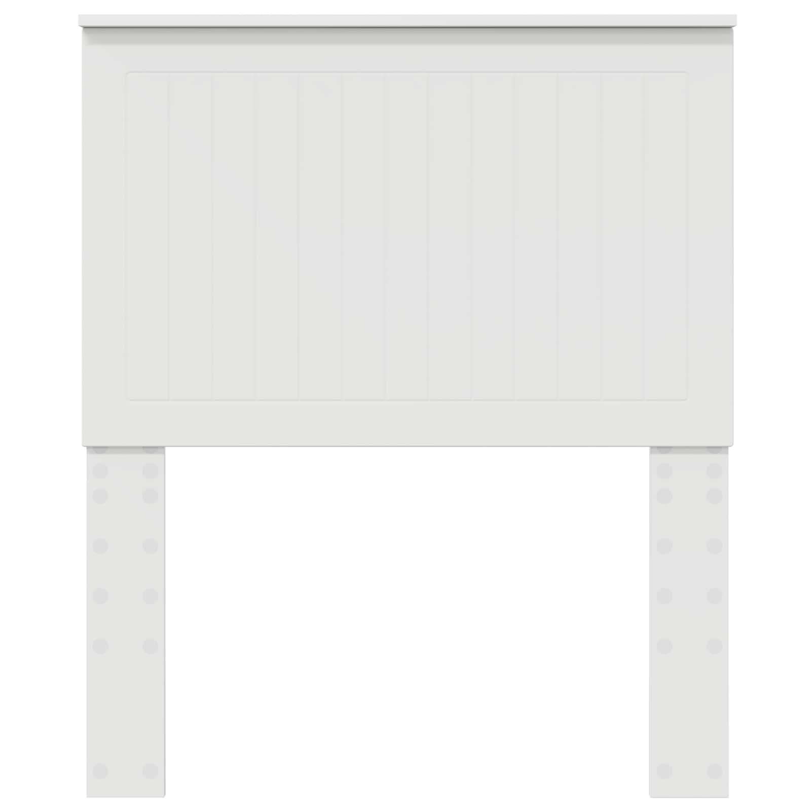 Testiera con testiera Bianco 80 cm Legno multistrato 887813