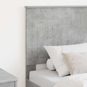 Testiera-Testata-Testiera Decorativa Grigio cemento 80 cm Legno multistrato 306333