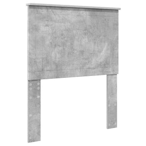 Testiera-Testata-Testiera Decorativa Grigio cemento 80 cm Legno multistrato 306333