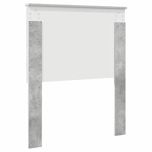 Testiera-Testata-Testiera Decorativa Grigio cemento 80 cm Legno multistrato 306333