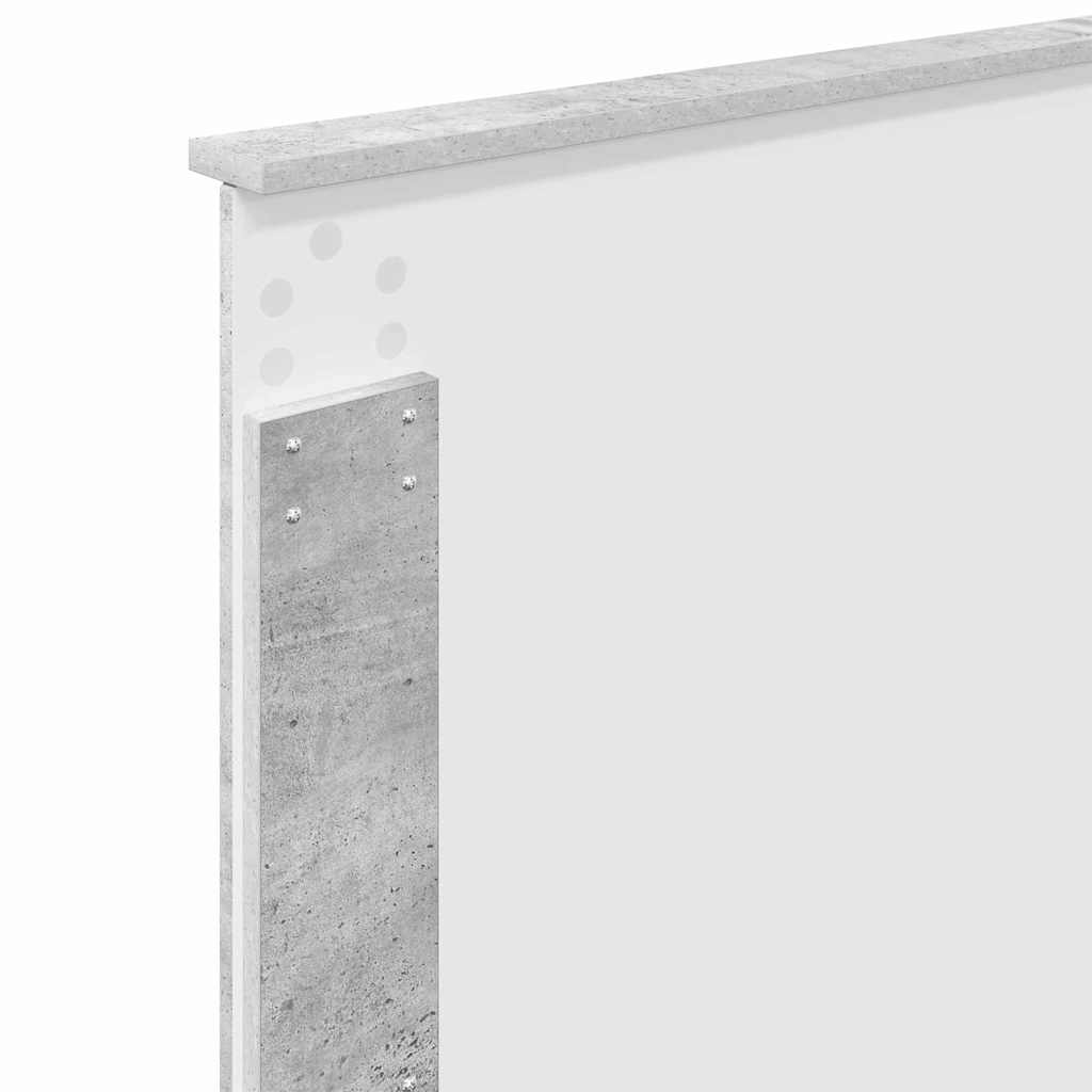 Testiera-Testata-Testiera Decorativa Grigio cemento 75 cm Legno multistrato 238769