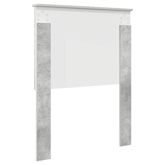 Testiera-Testata-Testiera Decorativa Grigio cemento 75 cm Legno multistrato 238769