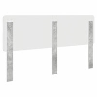 Testiera-Testata-Testiera Decorativa Grigio cemento 200 cm Legno multistrato 550912