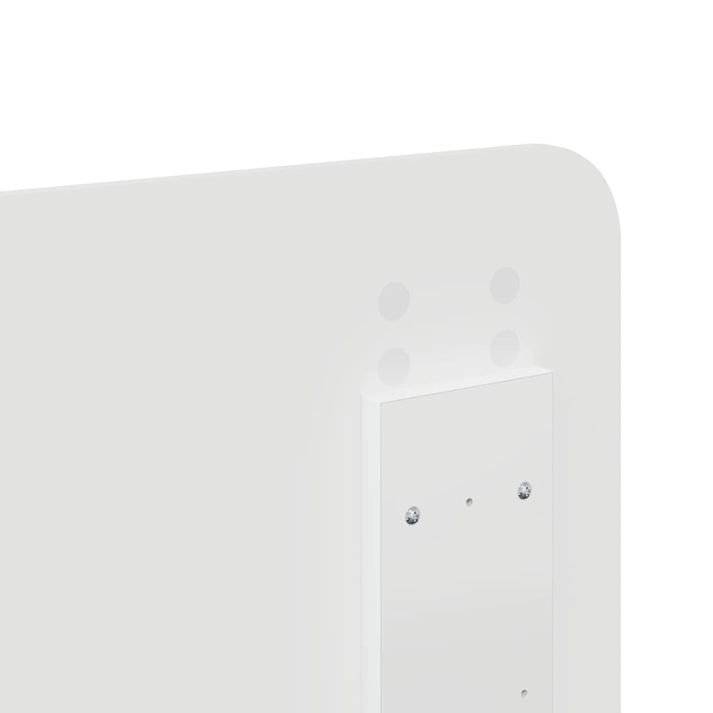 Testiera-Testata-Testiera Decorativa Bianco 180 cm Legno multistrato 878333