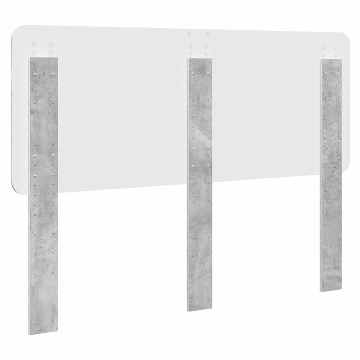 Testiera-Testata-Testiera Decorativa Grigio cemento 150 cm Legno multistrato 154521