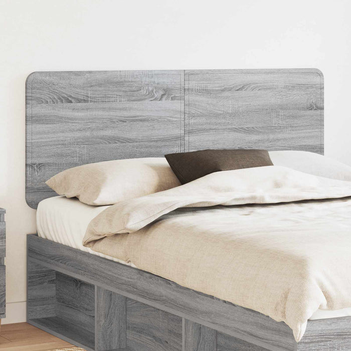 Testiera con testiera Grigio Sonoma 150 cm Legno multistrato 887875