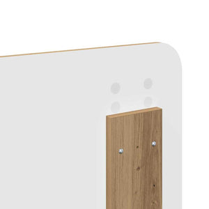 Testiera-Testata-Testiera Decorativa Rovere artigianale 140 cm Legno multistrato 581268