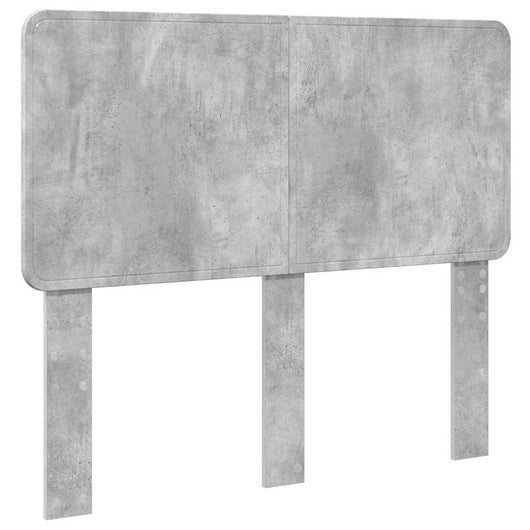 Testiera-Testata-Testiera Decorativa Grigio cemento 135 cm Legno multistrato 541058