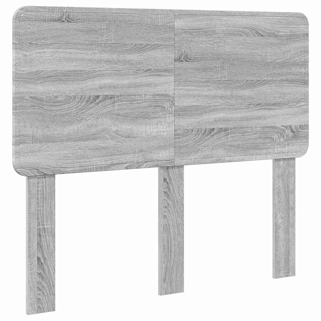 Testiera-Testata-Testiera Decorativa Grigio Sonoma 135 cm Legno multistrato 908958