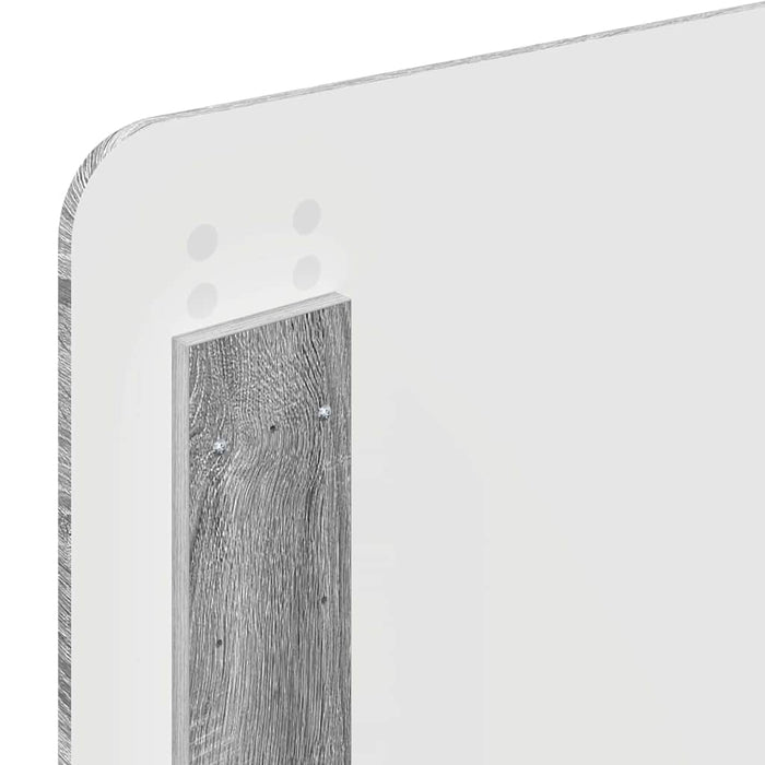 Testiera-Testata-Testiera Decorativa Grigio Sonoma 100 cm Legno multistrato 448859