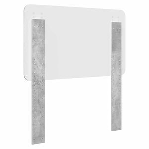 Testiera-Testata-Testiera Decorativa Grigio cemento 75 cm Legno multistrato 748729