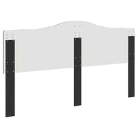 Testiera-Testata-Testiera Decorativa Rovere Nero 200 cm Legno multistrato 157208