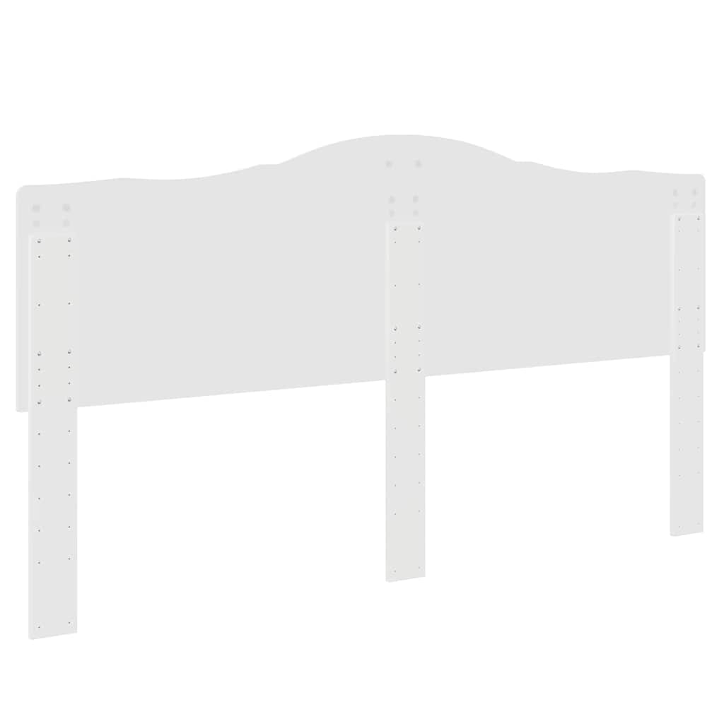 Testiera-Testata-Testiera Decorativa Bianco Lucido 200 cm Legno multistrato 104768