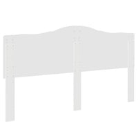 Testiera-Testata-Testiera Decorativa Bianco Lucido 200 cm Legno multistrato 104768