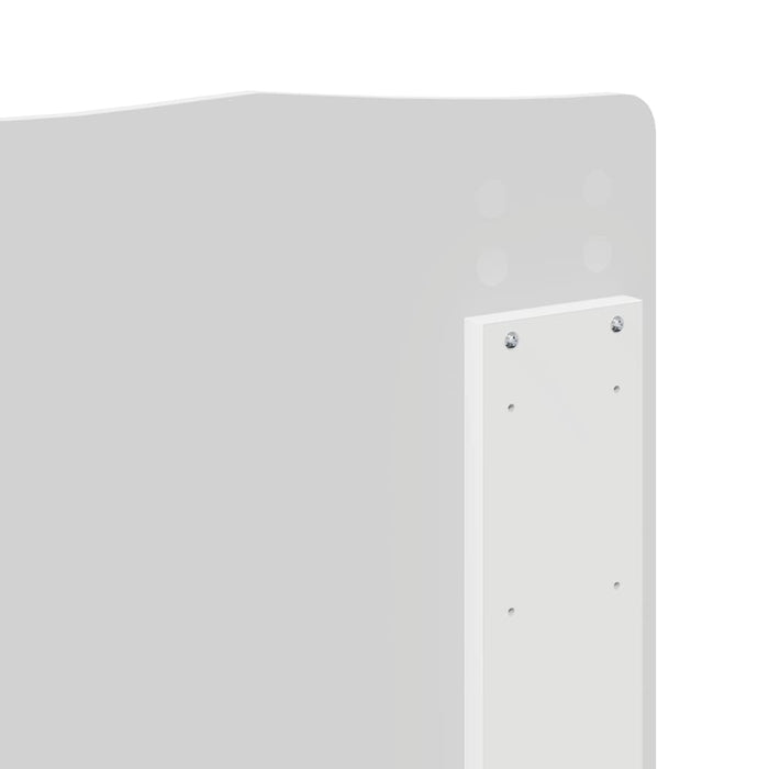 Testiera-Testata-Testiera Decorativa Bianco 160 cm Legno multistrato 817960