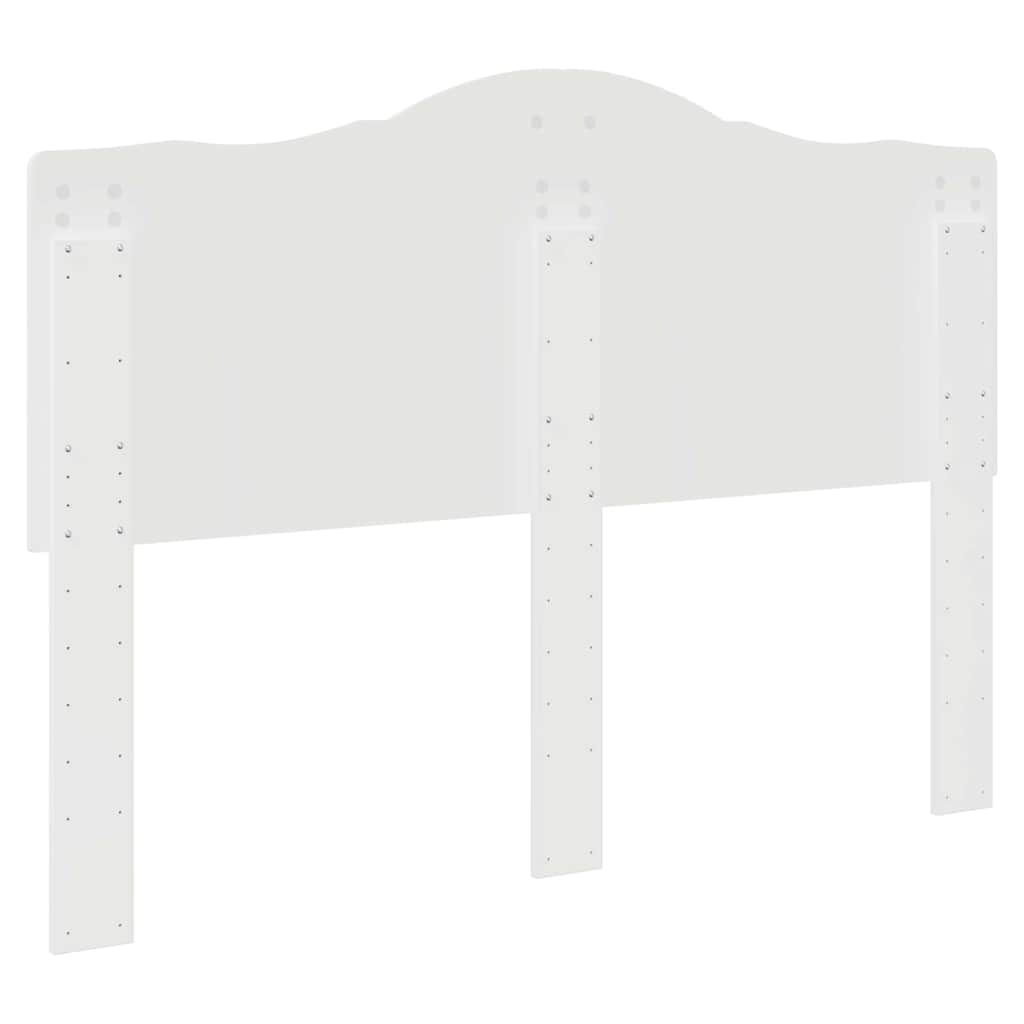 Testiera-Testata-Testiera Decorativa Bianco Lucido 140 cm Legno multistrato 772874