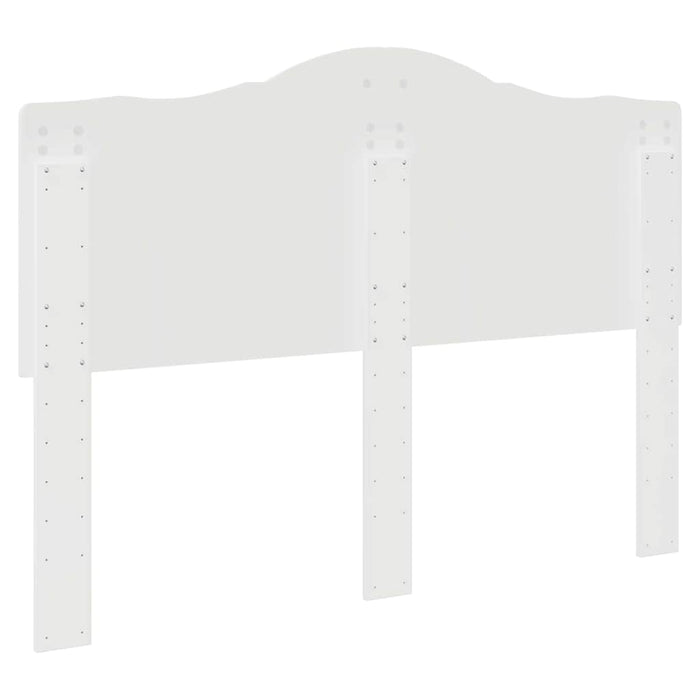 Testiera-Testata-Testiera Decorativa Bianco Lucido 140 cm Legno multistrato 772874