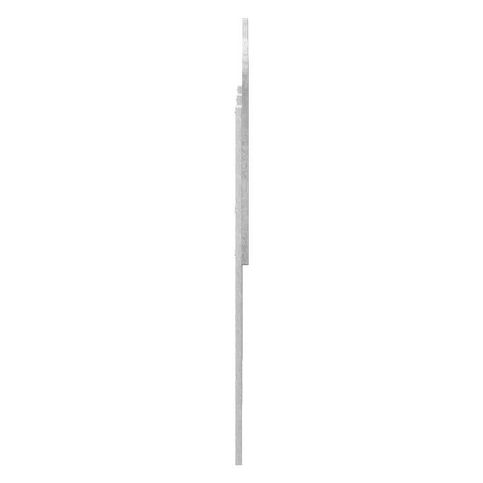 Testiera-Testata-Testiera Decorativa Grigio cemento 135 cm Legno multistrato 257863