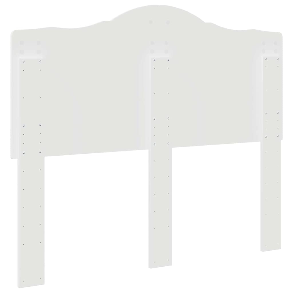 Testiera-Testata-Testiera Decorativa Bianco Lucido 135 cm Legno multistrato 519418