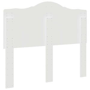 Testiera-Testata-Testiera Decorativa Bianco Lucido 135 cm Legno multistrato 519418