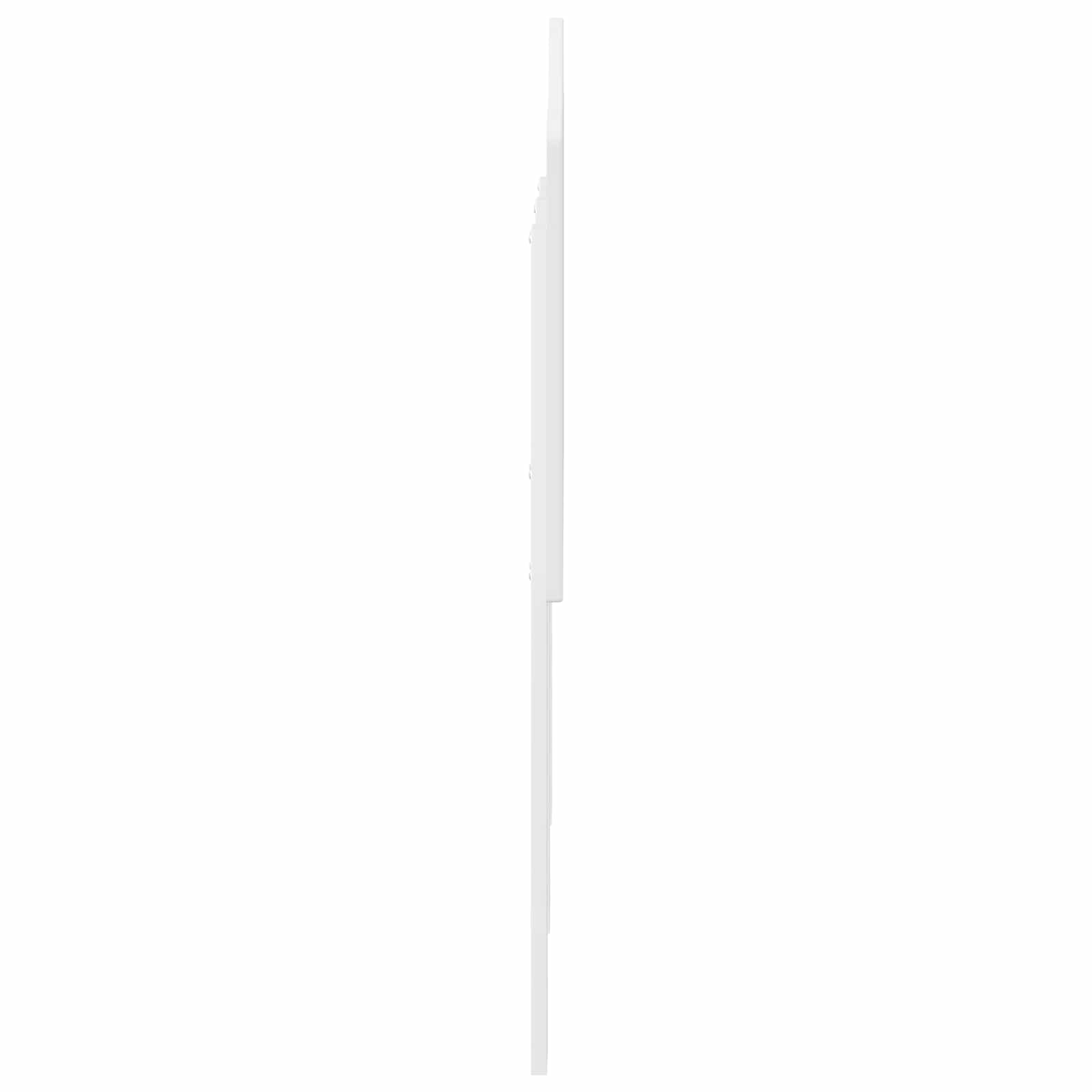 Testiera con testiera Bianco 120 cm Legno multistrato 888022