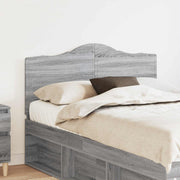 Testiera con testiera Grigio Sonoma 120 cm Legno multistrato 888029