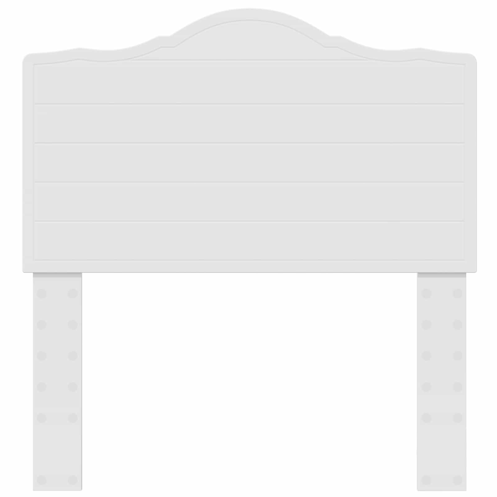 Testiera con testiera Bianco 100 cm Legno multistrato 888033