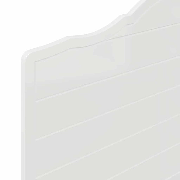 Testiera-Testata-Testiera Decorativa Bianco Lucido 100 cm Legno multistrato 764830