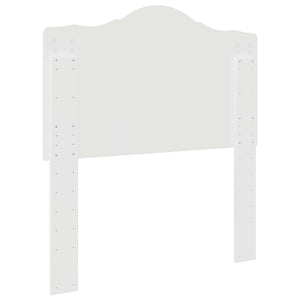 Testiera-Testata-Testiera Decorativa Bianco Lucido 100 cm Legno multistrato 764830