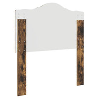 Testiera-Testata-Testiera Decorativa Rovere fum¨¦ 100 cm Legno multistrato 569659