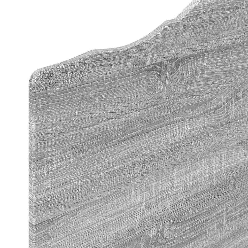 Testiera-Testata-Testiera Decorativa Grigio Sonoma 100 cm Legno multistrato 372404