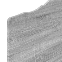 Testiera-Testata-Testiera Decorativa Grigio Sonoma 100 cm Legno multistrato 372404